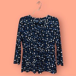 Karl Lagerfeld Paris Blouse with Blue Pattern